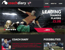 Tablet Screenshot of coach-diary.com